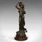 Figura femenina francesa Art Nouveau de bronce, años 20, Imagen 2