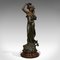 Figura femminile Art Nouveau in bronzo, Francia, anni '20, Immagine 2