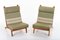 GE 375 High Back Lounge Chairs by Hans J. Wegner for Getama, 1960s, Set of 2 11