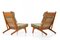 GE 375 High Back Lounge Chairs by Hans J. Wegner for Getama, 1960s, Set of 2 2