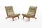 GE 375 High Back Lounge Chairs by Hans J. Wegner for Getama, 1960s, Set of 2 10