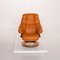 Orange Reno Leather Armchair & Stool from Stressless, Set of 2, Imagen 10