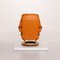 Orange Reno Leather Armchair & Stool from Stressless, Set of 2, Image 12