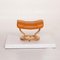 Orange Reno Leather Armchair & Stool from Stressless, Set of 2, Imagen 14