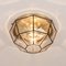 Deckenlampe oder Wandlampe aus Eisen & Klarglas von Limburg 10