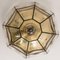 Iron and Clear Glass Lantern Flush Mount or Wall Light from Limburg 5