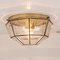 Iron and Clear Glass Lantern Flush Mount or Wall Light from Limburg 4