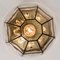 Iron and Clear Glass Lantern Flush Mount or Wall Light from Limburg, Image 7