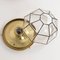 Iron and Clear Glass Lantern Flush Mount or Wall Light from Limburg 14