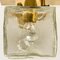 Brass and Glass Ice Cube Flush Mount from Kalmar, 1970s, Image 3