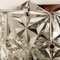 Faceted Crystal and Chrome Sconce from Kinkeldey, Germany, 1970s 5