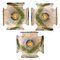 Hand Blown Flush Mounts or Wall Sconces from J.t. Kalmar, 1960s, Set of 3 1