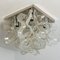 Large Catena Murano Glass Flush Mount Chandelier by J.T. Kalmar, 1970s, Image 12