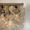 Large Catena Murano Glass Flush Mount Chandelier by J.T. Kalmar, 1970s, Image 13