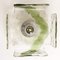 Green Hand Blown Flush Mount or Wall Sconce from J.T. Kalmar, 1960s 14