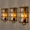 Iron and Bubble Glass Sconces Wall Lamps from Limburg, Germany, 1960, Set of 2 15