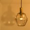 Geometric Brass and Clear Glass Pendant Lights from Limburg, 1970s, Set of 2 4