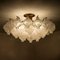 Tulip Flush Mount Chandelier in Glass & Brass from Kalmar, 1960s, Image 5