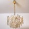 Ice Glass Wall Sconces and Chandeliers from Kalmar, Set of 4 16