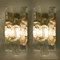 Ice Glass Wall Sconce by J.T. Kalmar, Austria, 1970s 12