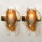 Crystal Glass Chandelier & Wall Lights by J.T. Kalmar, Set of 3 8