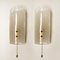 Brass and Glass Hand Blown Murano Glass Wall Lights by J.T. Kalmar 1960s, Set of 2, Image 6