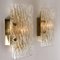 Structured Ice Glass Wall Sconces from Kalmar, 1960, Set of 2 2