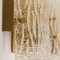 Structured Ice Glass Wall Sconces from Kalmar, 1960, Set of 2 7