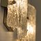 Structured Ice Glass Wall Sconces from Kalmar, 1960, Set of 2 10