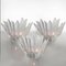 Ice Glass Candleholders or Bowls Set by Wirkkala for Humppila, 1960s 3