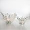 Ice Glass Candleholders or Bowls Set by Wirkkala for Humppila, 1960s 17