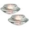 Crystal Glass Votive Candleholders from Royal Copenhagen, Set of 2 1