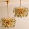 Large Brass and Crystal Chandelier by Ernst Palme, Germany, 1970s, Immagine 8