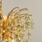Large Brass and Crystal Chandelier by Ernst Palme, Germany, 1970s, Immagine 11