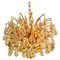 Large Brass and Crystal Chandelier by Ernst Palme, Germany, 1970s 1