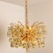 Large Brass and Crystal Chandelier by Ernst Palme, Germany, 1970s, Immagine 7