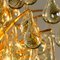 Large Brass and Crystal Chandelier by Ernst Palme, Germany, 1970s, Immagine 3