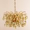 Large Brass and Crystal Chandelier by Ernst Palme, Germany, 1970s, Image 5