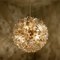 Brass & Gold Murano Glass Sputnik Light Fixtures by Paolo Venini for Veart, Set of 3 10