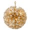 Brass & Gold Murano Glass Sputnik Light Fixtures by Paolo Venini for Veart, Set of 3 2