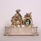 Vintage Gilded Antimony and Alabaster Clock, Image 8