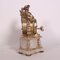 Vintage Gilded Antimony and Alabaster Clock 10