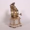 Vintage Gilded Antimony and Alabaster Clock, Image 10