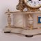 Vintage Gilded Antimony and Alabaster Clock 5