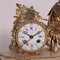 Vintage Gilded Antimony and Alabaster Clock 4