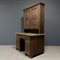 Painted Pine Bureau with Top Cabinet 6
