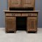 Painted Pine Bureau with Top Cabinet 17