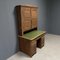 Painted Pine Bureau with Top Cabinet 14