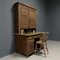 Painted Pine Bureau with Top Cabinet 5