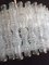 Ice Textured Kristallglas Trommel Primat Kronleuchter von Kaiser Idell / Kaiser Leuchten, 1950er 4